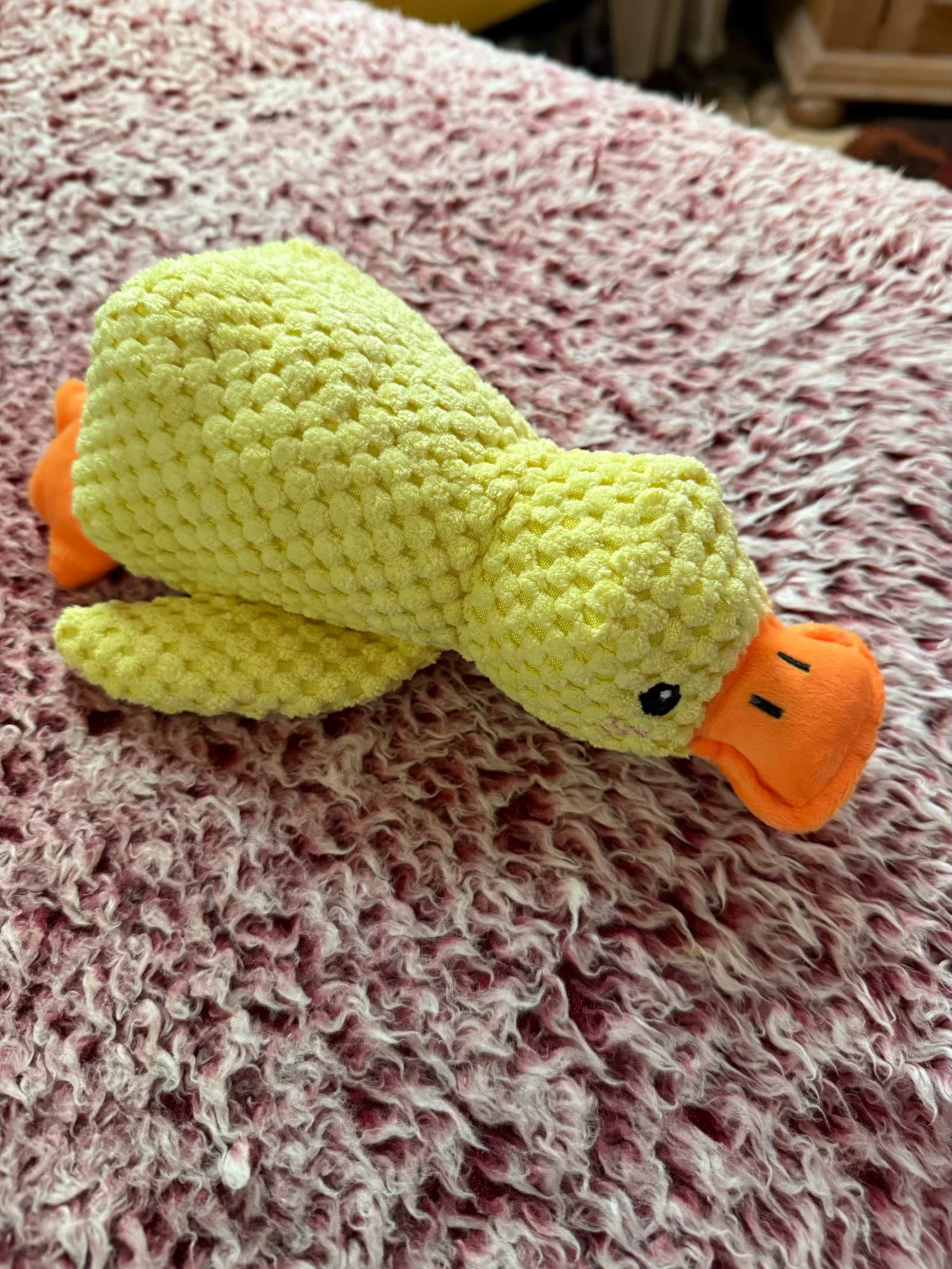 Cute Plush Duck Squeaky Toy for Dogs