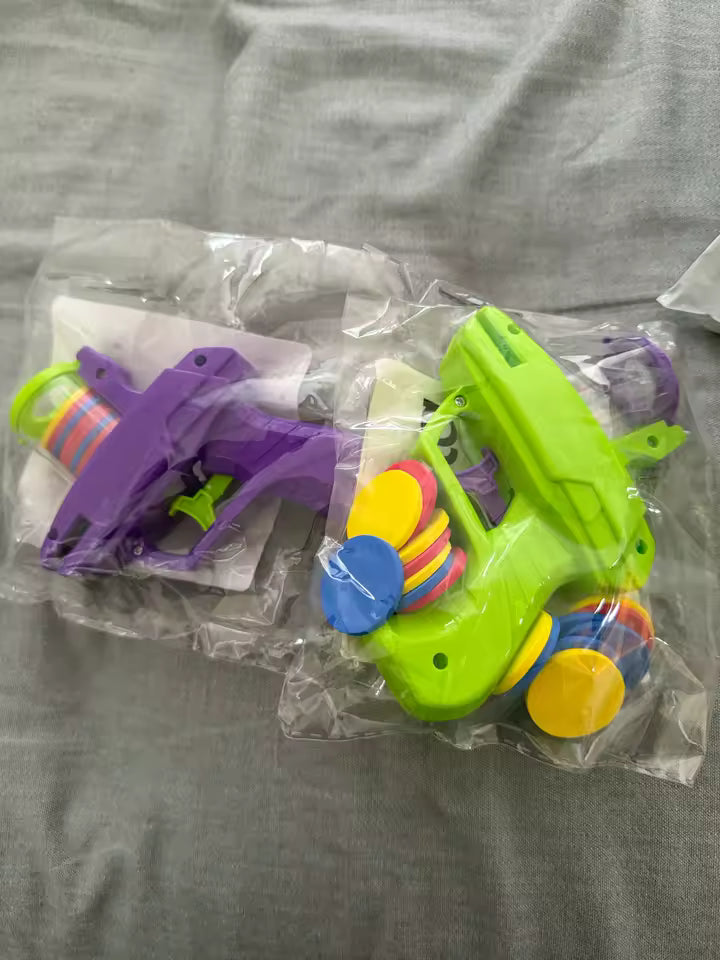 Interactive Turnip Launcher Toy with Foam Discs for Cats & Dogs