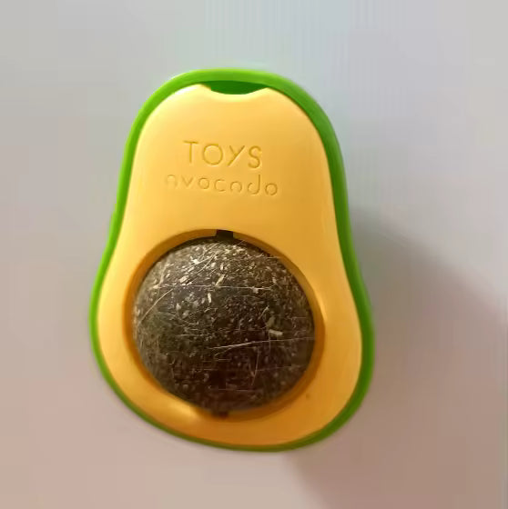 Rotatable Catnip Wall Ball Toy for Cats
