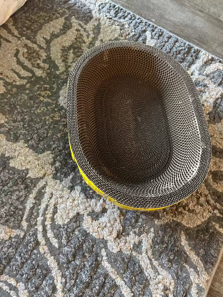 Oval Cat Scratching Board & Lounger