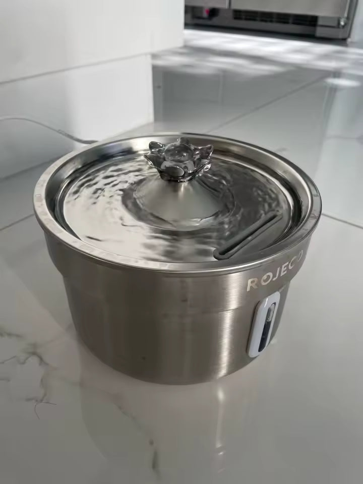 Stainless Steel Automatic Pet Water Fountain