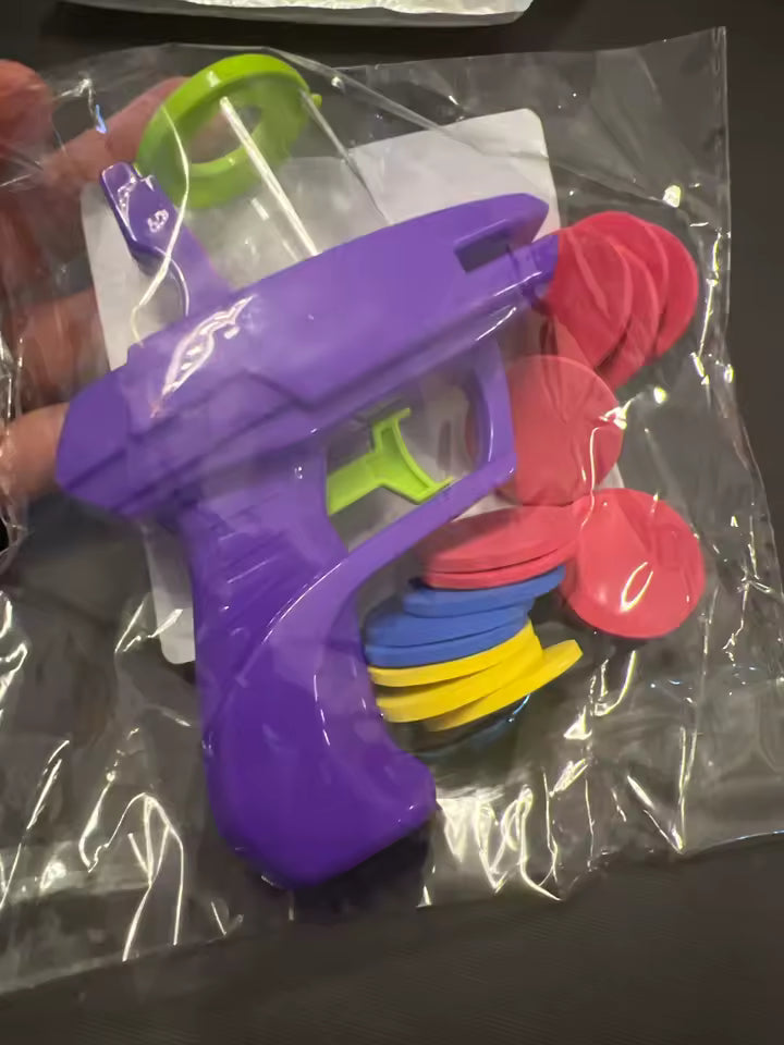 Interactive Turnip Launcher Toy with Foam Discs for Cats & Dogs