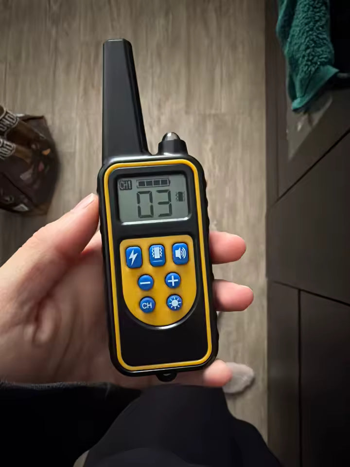 Smart Rechargeable Dog Training Collar with Remote