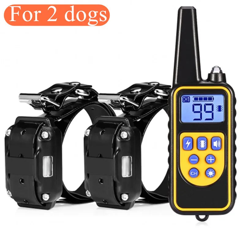 Smart Rechargeable Dog Training Collar with Remote