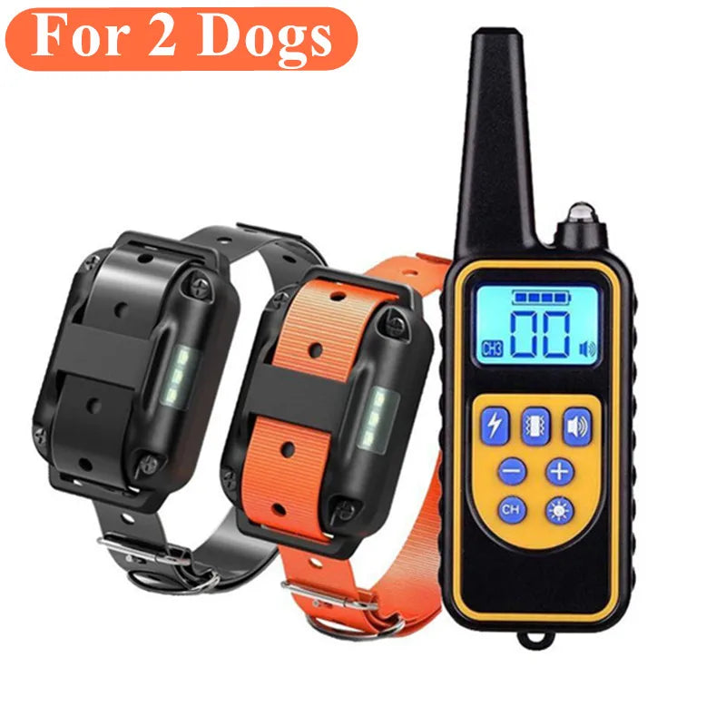 Smart Rechargeable Dog Training Collar with Remote