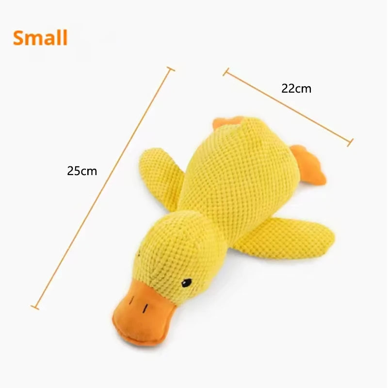 Cute Plush Duck Squeaky Toy for Dogs