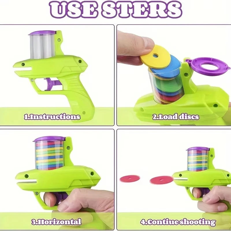 Interactive Turnip Launcher Toy with Foam Discs for Cats & Dogs