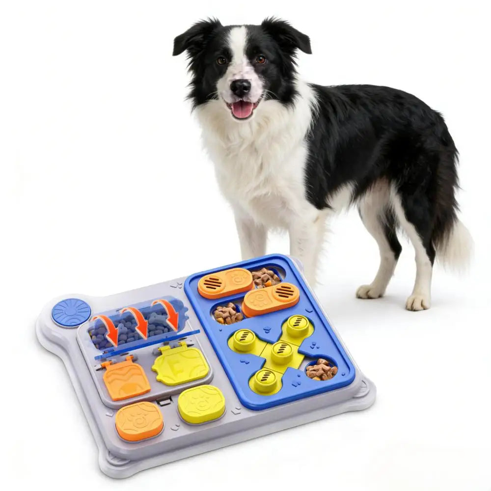 Interactive Dog Puzzle Toy & Treat Dispenser