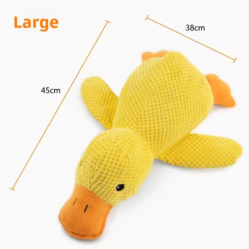 Cute Plush Duck Squeaky Toy for Dogs