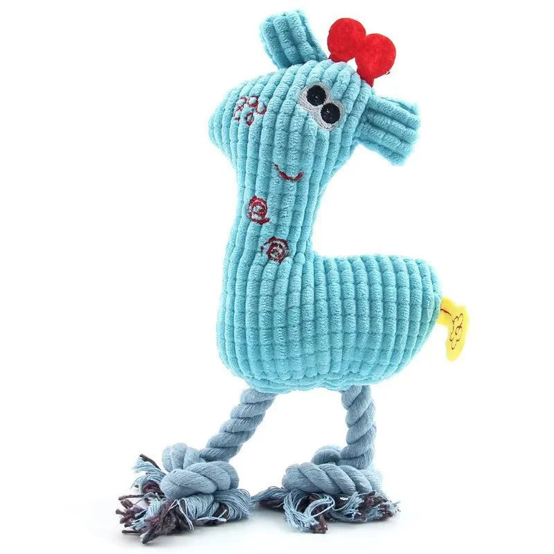 Cute Cartoon Plush Squeaky Toy for Dogs