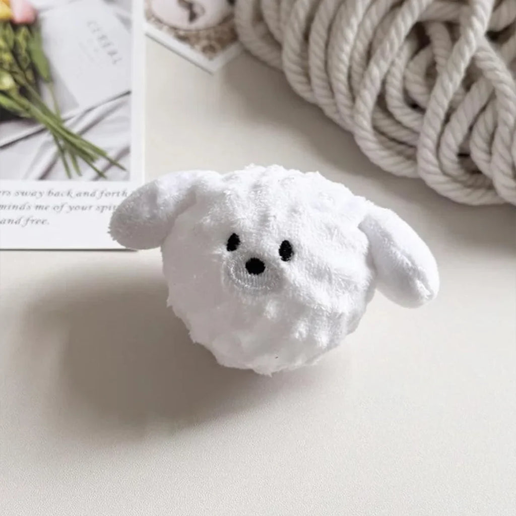 Spiked Squeaky Puppy Ball Toy for Teeth Cleaning
