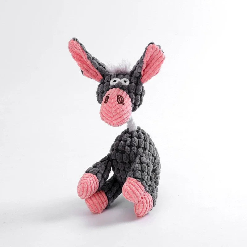 Cute Cartoon Plush Squeaky Toy for Dogs