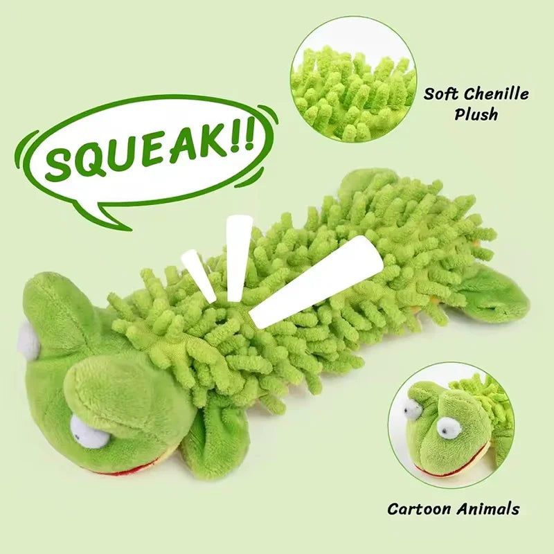 Cute Cartoon Plush Squeaky Toy for Dogs
