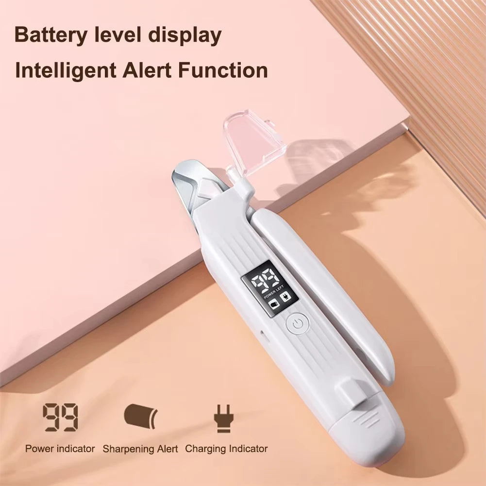 2-in-1 Electric Pet Nail Trimmer & Grinder with LED Light