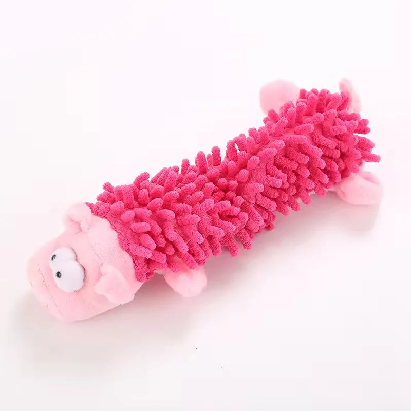 Cute Cartoon Plush Squeaky Toy for Dogs