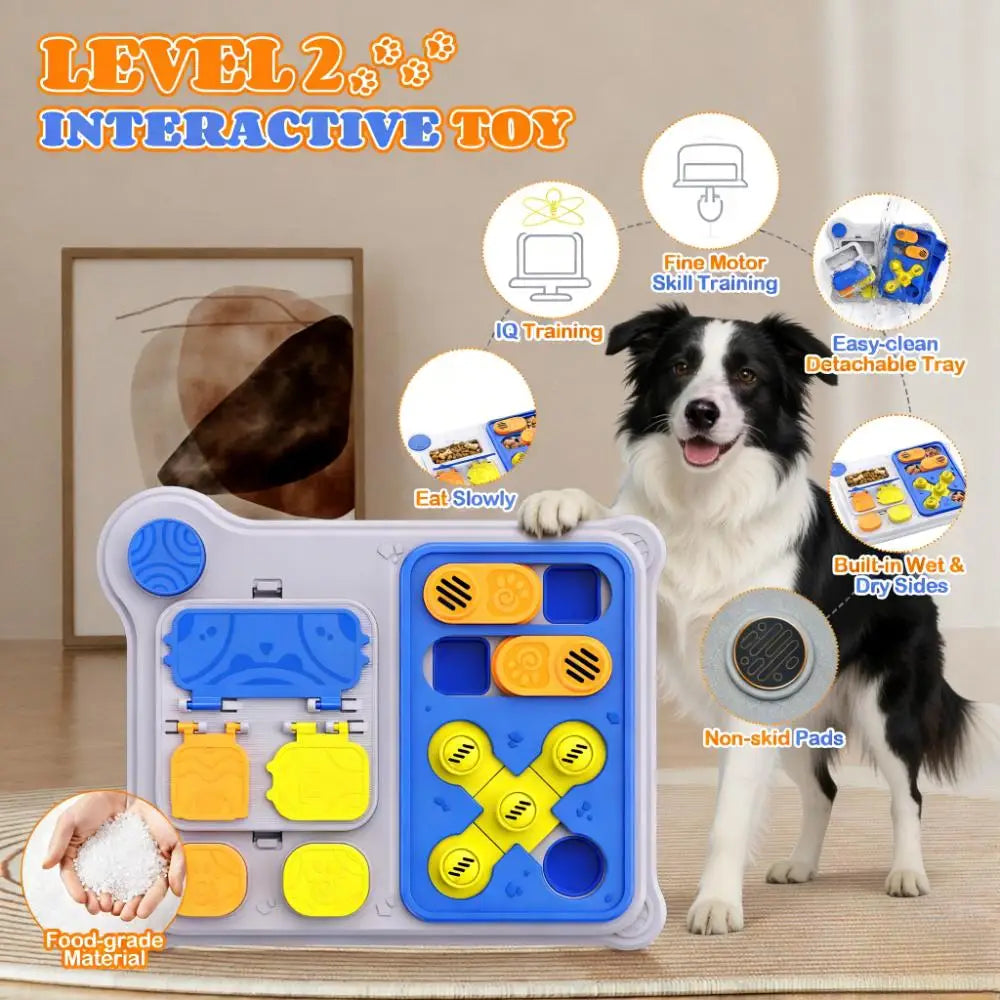 Interactive Dog Puzzle Toy & Treat Dispenser
