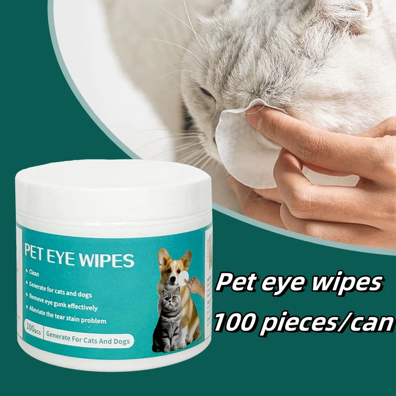 Pet Eye Cleaning Wipes for Dogs & Cats