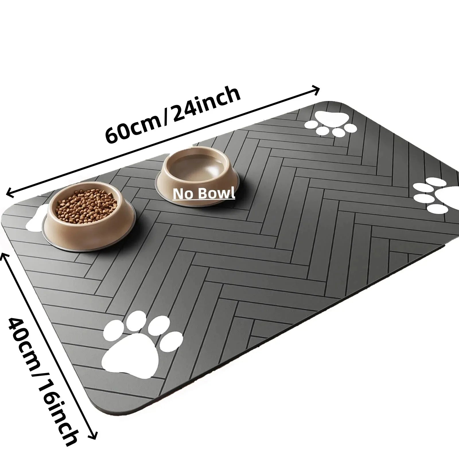 Quick-Dry Absorbent Pet Feeding Mat
