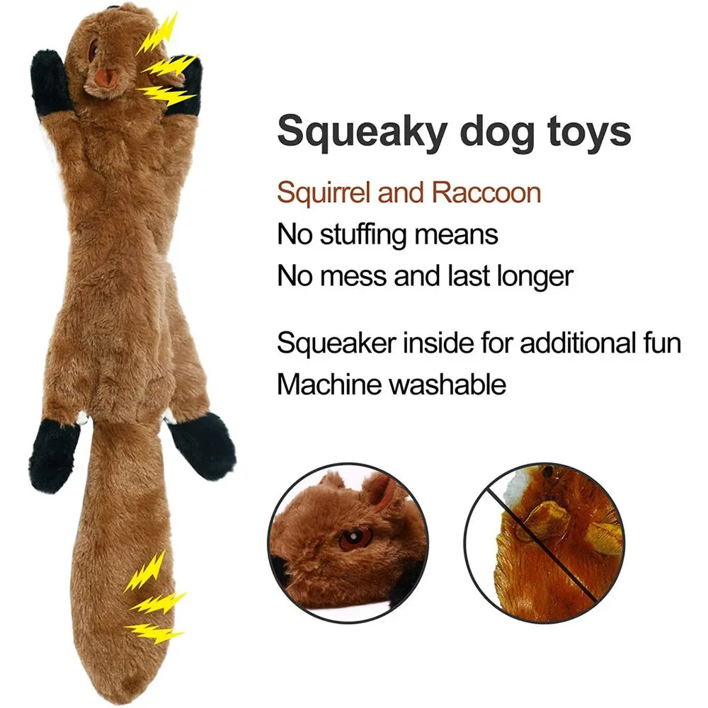 45cm Plush Squeaky Animal Chew Toy for Dogs