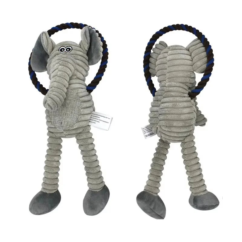 Cute Cartoon Plush Squeaky Toy for Dogs