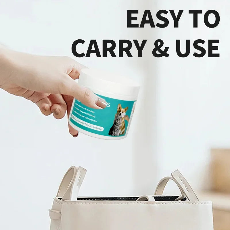 Pet Eye Cleaning Wipes for Dogs & Cats