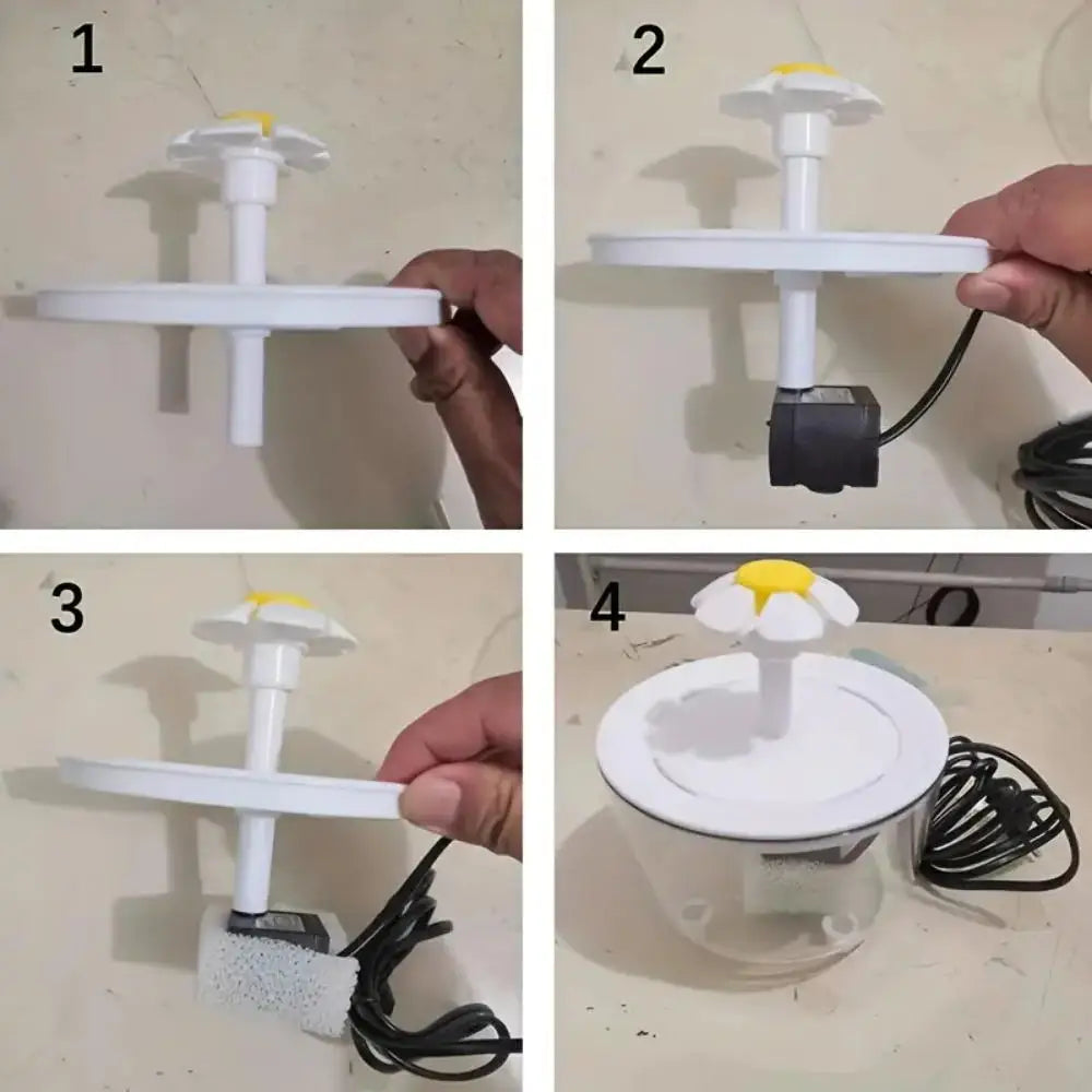 Automatic Pet Water Fountain with USB Filter System