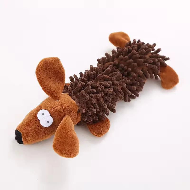 Cute Cartoon Plush Squeaky Toy for Dogs