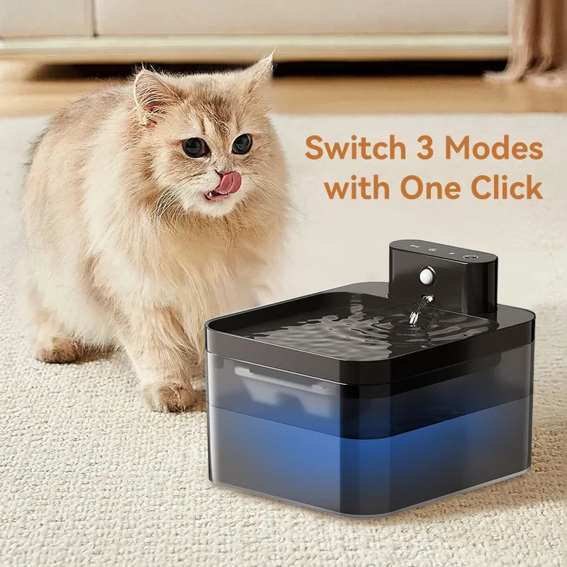 Wireless Automatic Pet Water Fountain with Motion Sensor