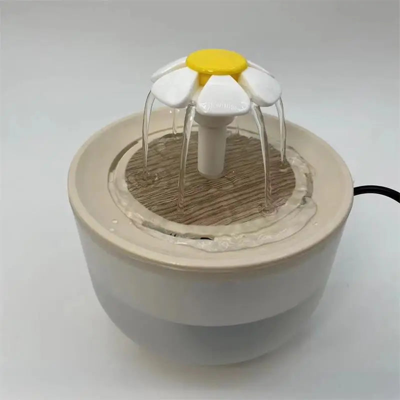 Automatic Pet Water Fountain with USB Filter System