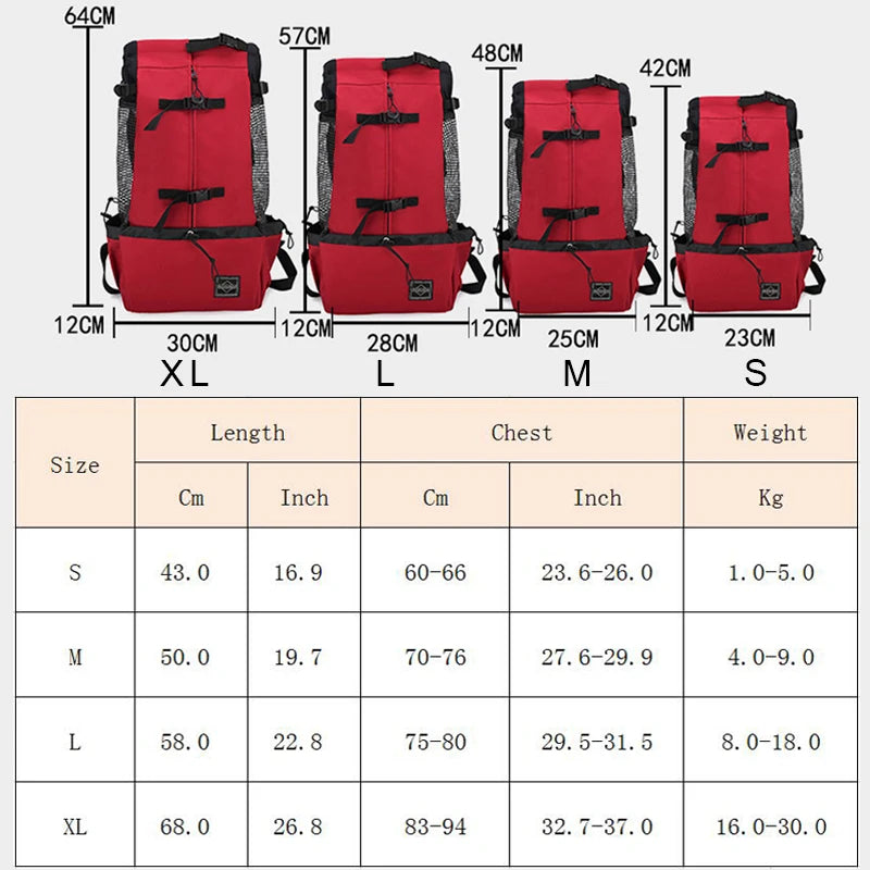 Breathable Dog Carrier Backpack