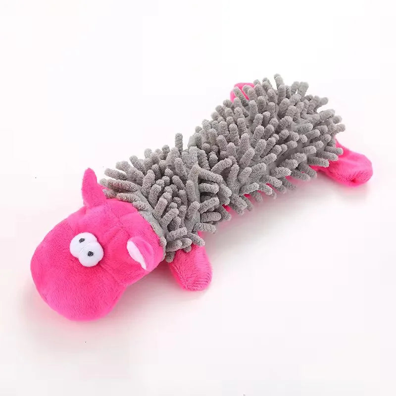 Cute Cartoon Plush Squeaky Toy for Dogs