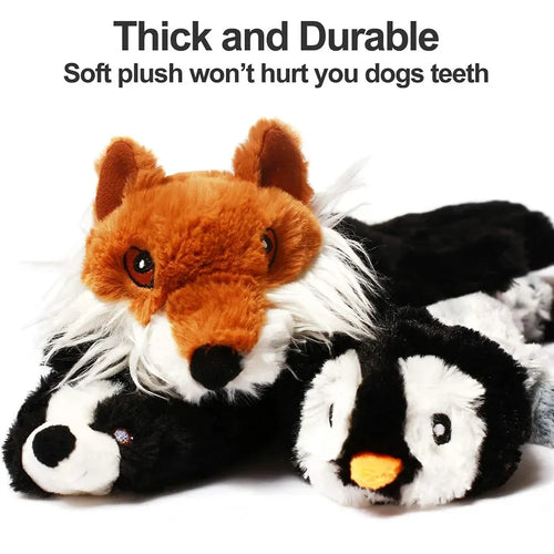 45cm Plush Squeaky Animal Chew Toy for Dogs