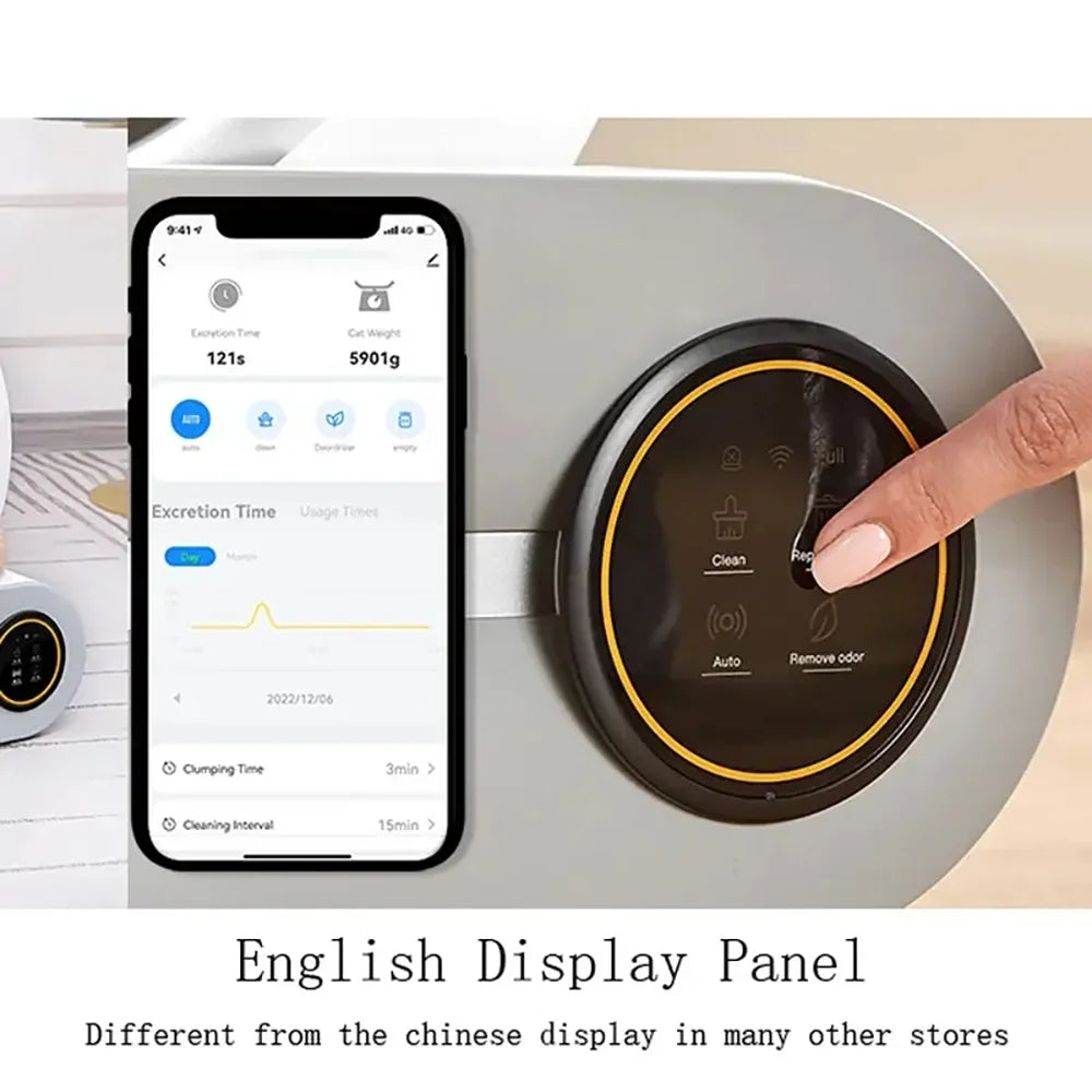 Smart Self-Cleaning Automatic Cat Litter Box