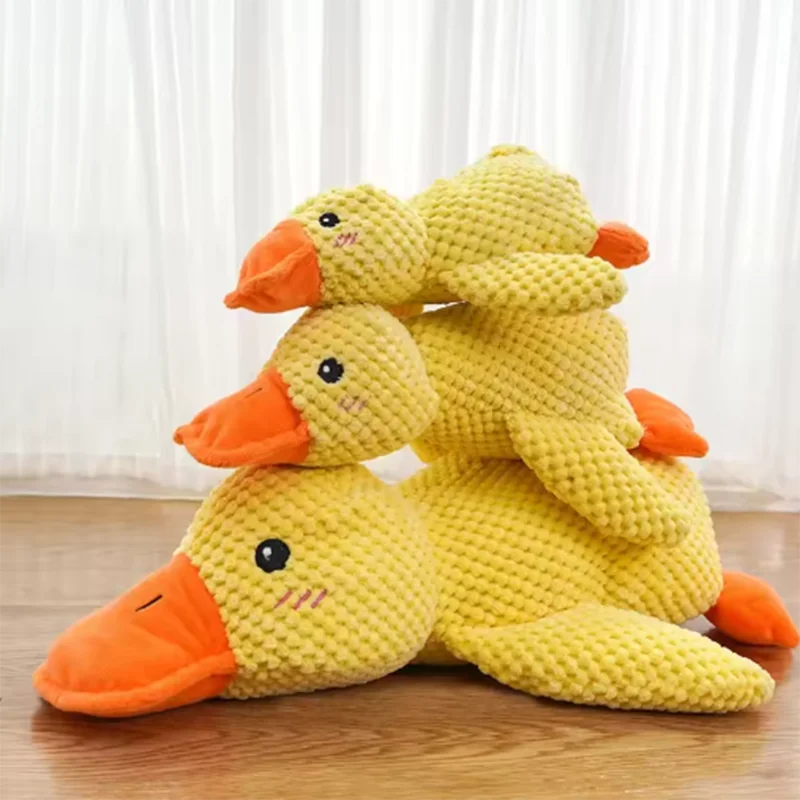 Cute Plush Duck Squeaky Toy for Dogs