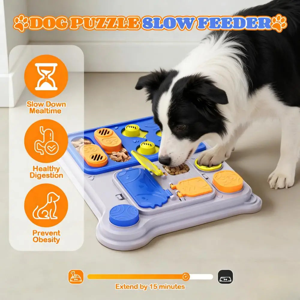 Interactive Dog Puzzle Toy & Treat Dispenser