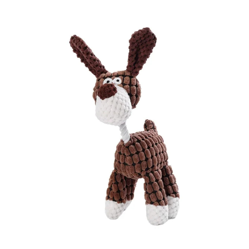 Cute Cartoon Plush Squeaky Toy for Dogs