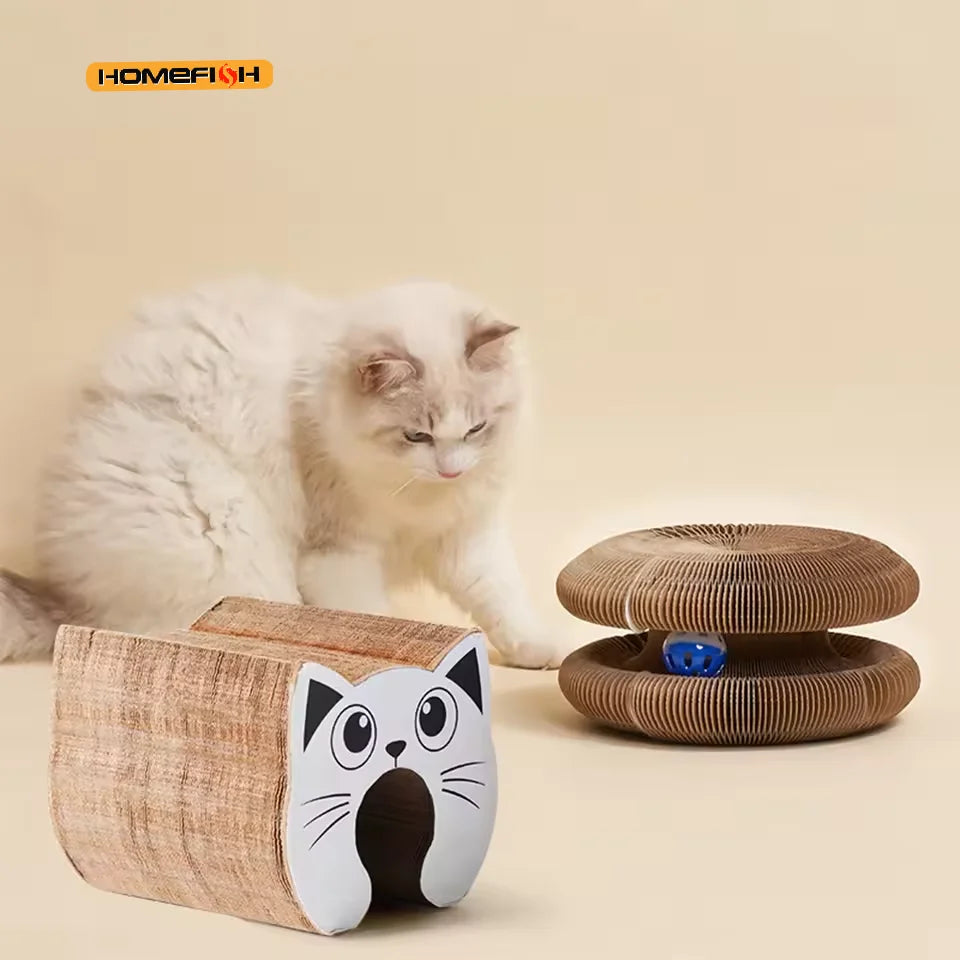 Organ-Shaped Cat Scratching Board & Lounger