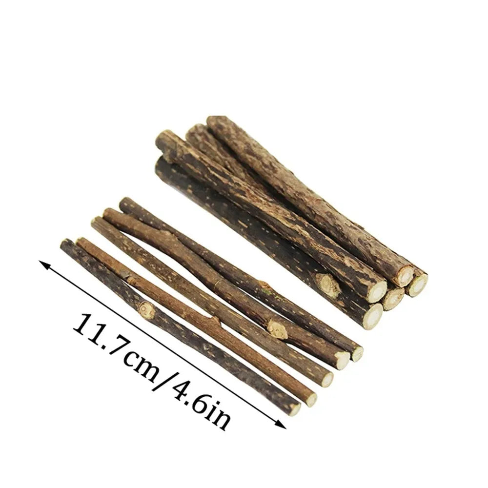 15pcs Natural Silvervine Cat Chew Stick Toy Set