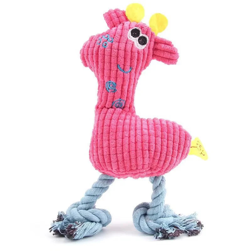 Cute Cartoon Plush Squeaky Toy for Dogs